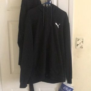 Puma dry-fit zip up (black)